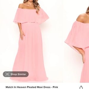 Pink maxi dress